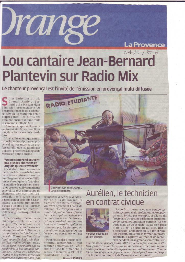 lou cantaire JB Plantevin